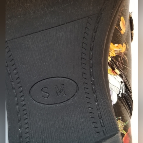 Steve Madden Floral boots Sz 7 - Picture 9 of 11